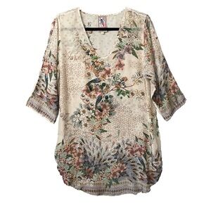 Johnny Was Bird Tunic XL